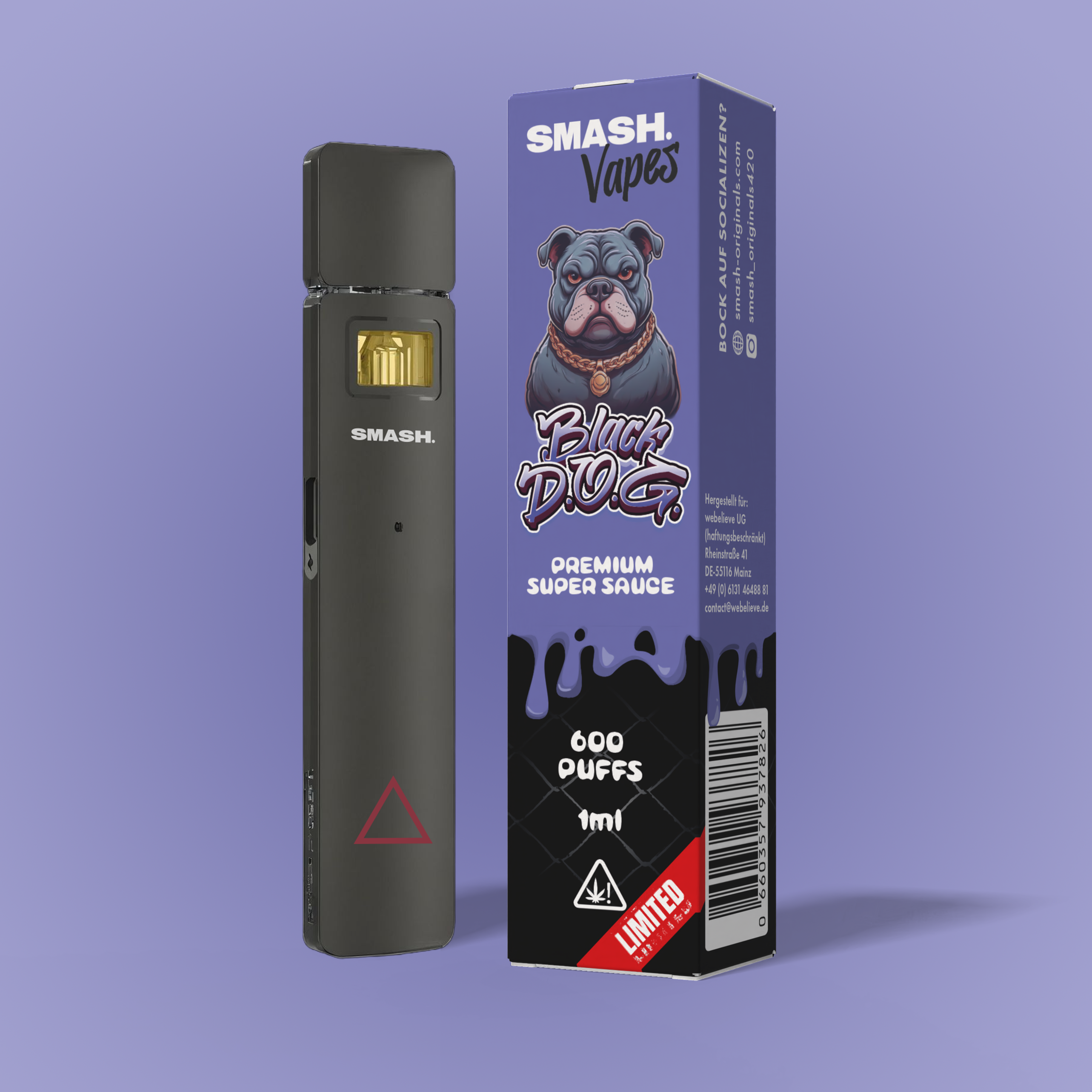 SMASH. Super Sauce Black D.O.G. - SMASH. Vape SMASH. Super Sauce Black D.O.G. - SMASH. Vape